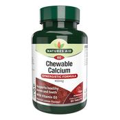 Natures Aid Calcium (Chewable) 400mg (with Vitamin D3) 60 Tablets