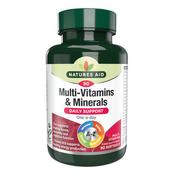 Natures Aid Multi-Vitamins &amp; Minerals (with Iron) 90 Softgels