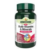 Natures Aid Multi-Vitamins &amp; Minerals (without Iron) 60 Tablets