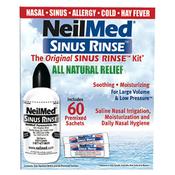 Neilmed Sinus Rinse Regular Kit 1 Nasal Irrigator and 60 Sachets
