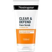 Neutrogena Clear &amp; Defend Facial Scrub 150ml image
