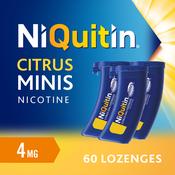 NiQuitin Minis 4mg Citrus Lozenges 60 Pack