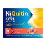 NiQuitin Step Three Clear Patches 7mg 7 Pack image