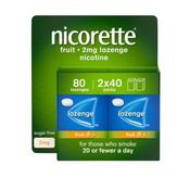 Nicorette Fruit Lozenge 2mg 80 Pack image