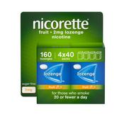 Nicorette Fruit Lozenge 2mg 160 Pack