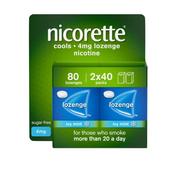 Nicorette Mint Lozenge 4mg 80 Pack