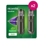Nicorette Quickmist Freshmint Duo Pack 1mg x 2 image