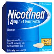 Nicotinell 24 Hour Patches Step Two 14mg 7 Pack