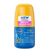 Nivea Sun Kids Protect &amp; Care Roll-On Sun Cream SPF 50+ 50ml image