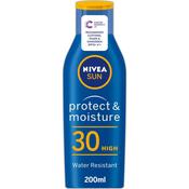 Nivea Sun Protect &amp; Moisture Sun Lotion SPF 30 200ml image