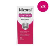 Nizoral Anti-Dandruff Shampoo 100ml x 3