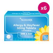 Numark Allergy &amp; Hayfever Loratadine 10mg 180 Tablets image