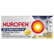 Nurofen Day &amp; Night Cold &amp; Flu 200mg