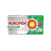 Nurofen Express 256mg 16 Caplets image