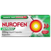 Nurofen express 200mg liquid capsules image