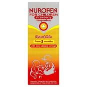 Nurofen for Children Liquid Strawberry Flavour 200ml image
