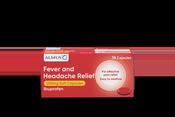 Almus Fever and Headache Relief Ibuprofen 200mg 16 Soft Capsules image