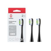 Oclean Professional Clean Brush Head 2 Pack Black image