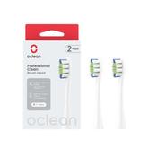 Oclean Professional Clean Brush Head 2 Pack White image