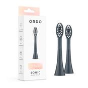 Ordo Sonic Electric Brush Heads Charcoal Grey 2 Pack