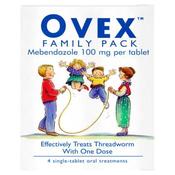 Ovex Family Pack 4 x 100mg Tablets image
