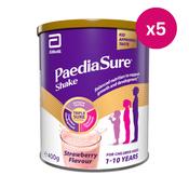 Paediasure Shake Powder Strawberry 400g x5 image