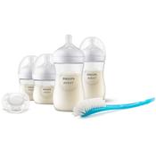 Philips Avent Natural Response Bottle Newborn Gift Set (4 bottles, soother &amp; bru image