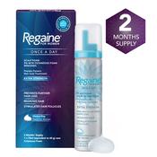 Regaine For Women Once A Day Extra Strength Scalp Foam - 2 Month Supply 1x73ml Bottle