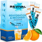 Revival Rehydration &amp; Recovery Electrolyte Drink - Orange Burst 8 Pack