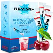 Revival Rehydration &amp; Recovery Electrolyte Drink - Wild Cherry 16 Pack