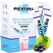 Revival Rehydration &amp; Recovery ZERO Electrolyte Drink - Apple Blackcurrant 12 Pack image