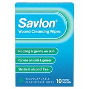Savlon Wound Cleansing Wipes 10 Pack