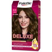 Schwarzkopf Palette Deluxe Hair Dye Light Brown 6-0 1 Box