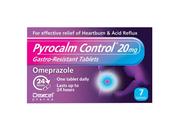 Pyrocalm Control Omeprazole 20mg 7 Tablets