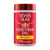 Seven Seas Cod Liver Oil One-A-Day 120 Capsules image