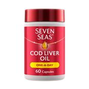 Seven Seas Cod Liver Oil One A Day 60 Capsules image