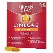 Seven Seas Omega 3 &amp; Immunity 30 Capsules + 30 Tablets