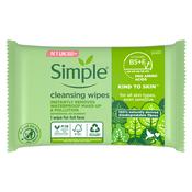 Simple Kind To Skin Biodegradable Face Wipes 25s
