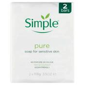 Simple Pure Soap 100g x 2