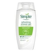 Simple Shower Gel Refreshing 225ml