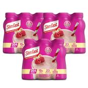 SlimFast Milkshake Multi Bottle Raspberry &amp; White Chocolate x3