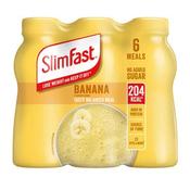 SlimFast Milkshake Multipack Bottle Banana 6x325ml