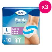TENA Incontinence Pants Maxi Large Size 10 Pack x3 image