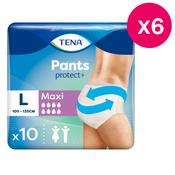 TENA Incontinence Pants Maxi Large Size 10 Pack x6 image