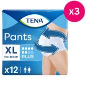 TENA Incontinence Pants Plus XL Size 12 Pack x3 image