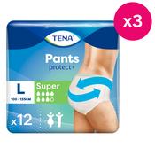 TENA Incontinence Pants Super Large Size 12 Pack x3 image