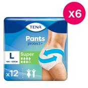 TENA Incontinence Pants Super Large Size 12 Pack x6 image