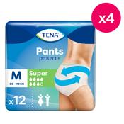 TENA Incontinence Pants Super Medium Size 12 Pack x4 image