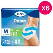 TENA Incontinence Pants Super Medium Size 12 Pack x6 image
