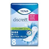 TENA Lady Discreet Extra Plus Incontinence Pads 8 Pack